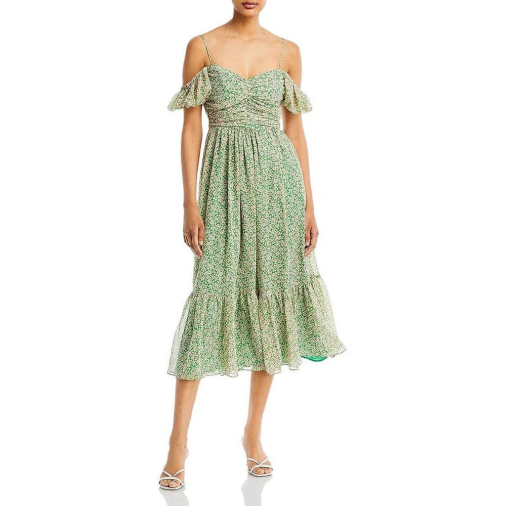 Bardot Fauna Cold Shoulder Midi Dress
